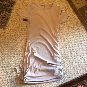 Purple T shirt dress from Shein